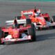 Schumacher e Barichello Ferrari