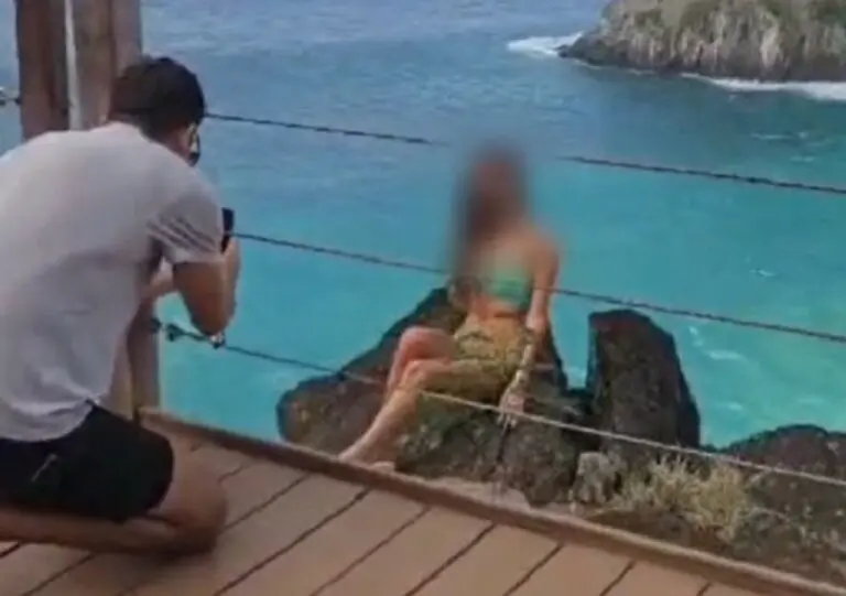Sefie em Fernando de Noronha
