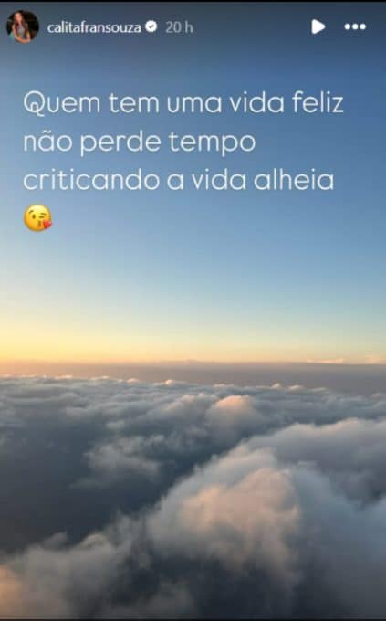Stories de Celita, namorada de Amado Batista
