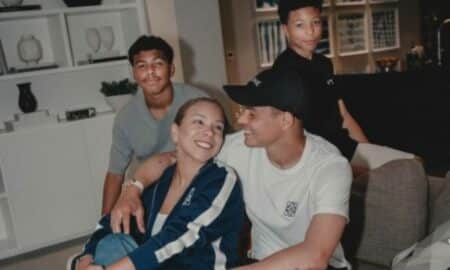 Thiago Silva e família
