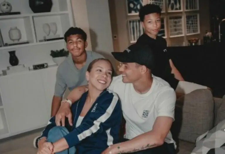 Thiago Silva e família