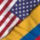 flags of the United States and Colombia