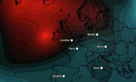 furacao na europa
