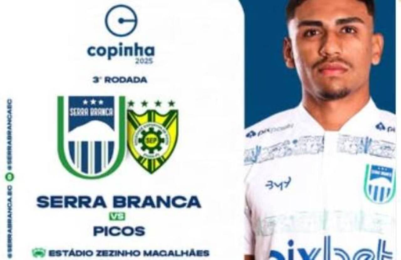 Onde assistir ao vivo Serra Branca x Picos pela Copinha 2025
