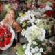Ana Paula Siebert com flores