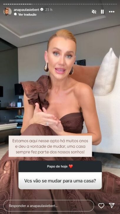 Ana Paula Siebert sobre mudança