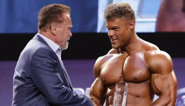 Arnold Schwarzenegger e Wesley Vissers