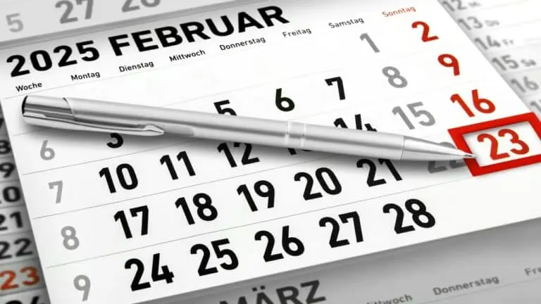 Calendário fevereiro 2025