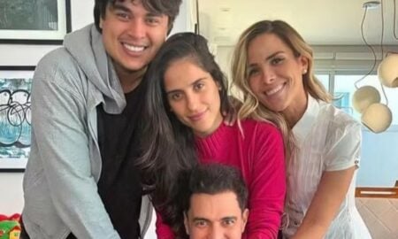 Camilla Camargo com família
