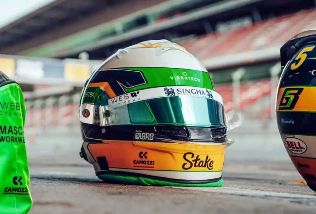 Capacete Gabriel Bortoleto