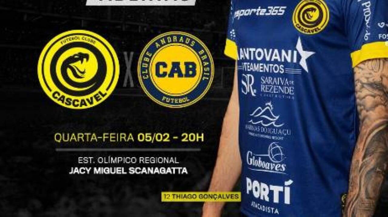 Onde assistir ao vivo Cascavel x Andraus pelo Campeonato Paranaense de 2025
