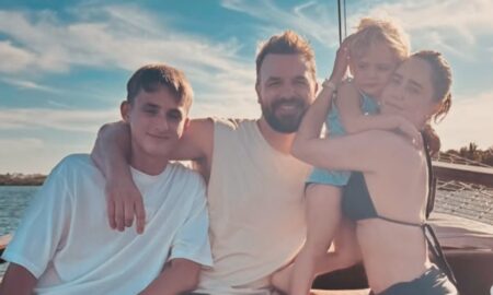 Cassio Reis e família em viagem
