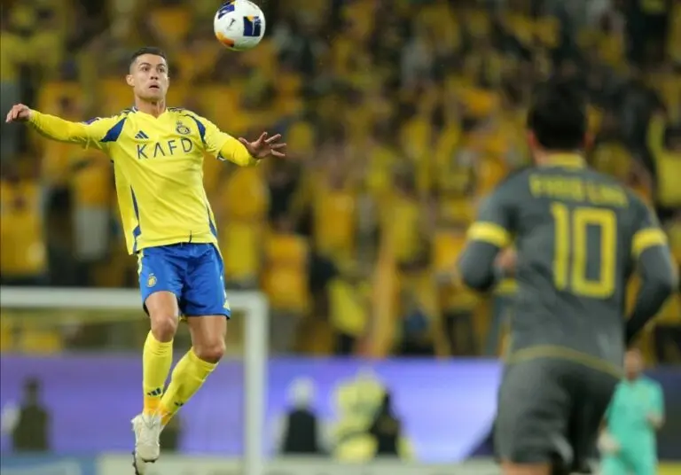 Cristiano Ronaldo no ar