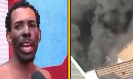 Depoimento de homem resgatado no incêndio em fábrica no RJ