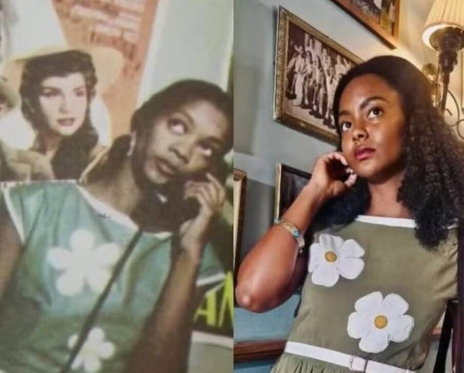 Eli Ferreira como Ruth de Souza nessa bonita homenagem em Garota do Momento!