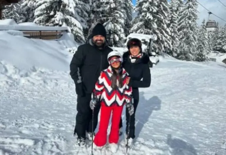 Fabiano Menotti exibe momentos em família nos Alpes Franceses