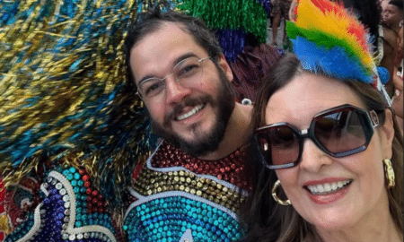 Fátima Bernardes e namorado