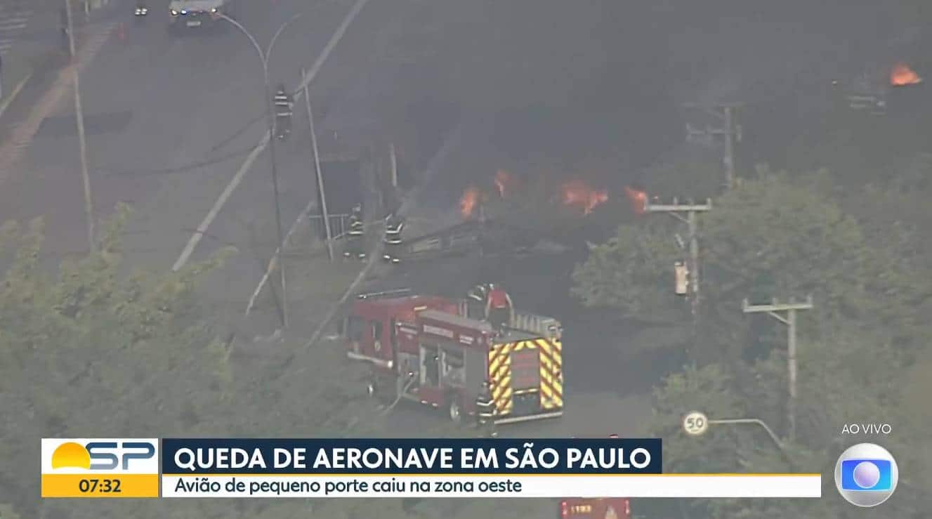 Avião São Paulo - Foto: Tv Globo