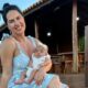 Graciele Lacerda e filha Clara