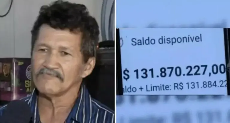 Idoso que recebeu dinheiro por engano de banco
