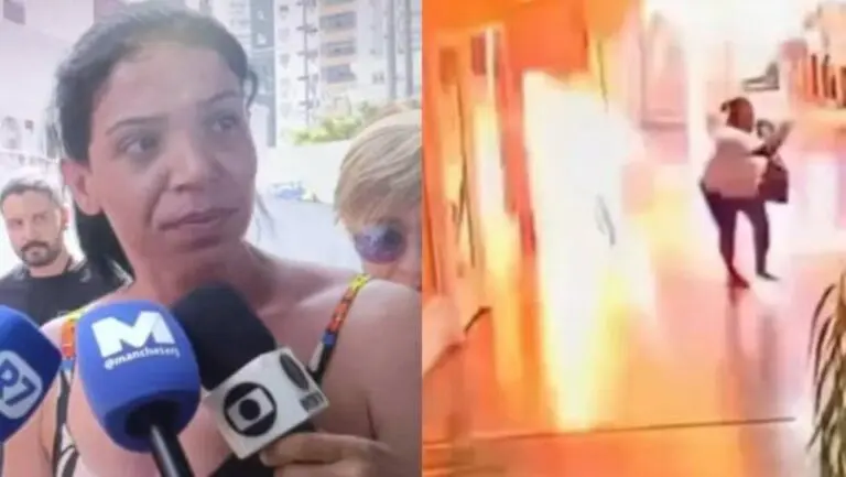 Incêndio em loja de shopping