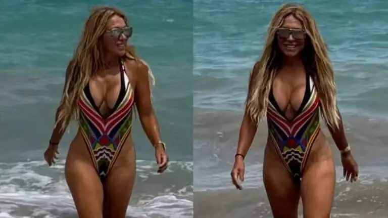 Iran Ângelo posta da praia — Foto: reprodução/ instagram