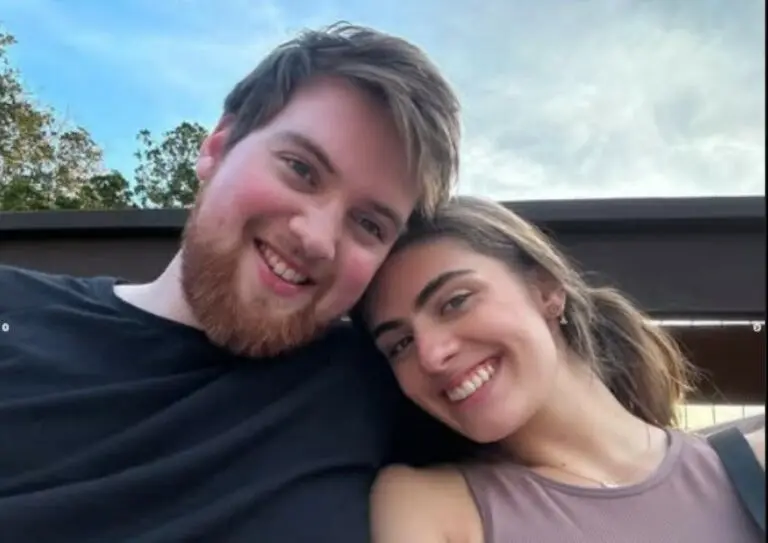 Luma Cesar e marido