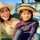 Maira Cardi com filha