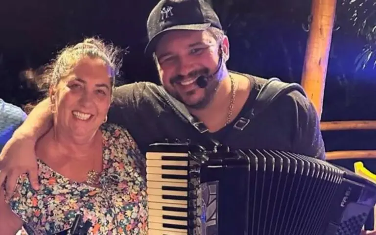Margareth Serrão e namorado músico