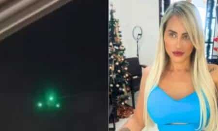 Milena Augusta, disse ter sido espionada por um drone