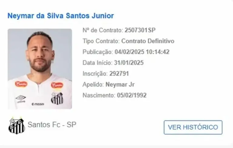 Neymar aparece no BID e pode estrear pelo Santos