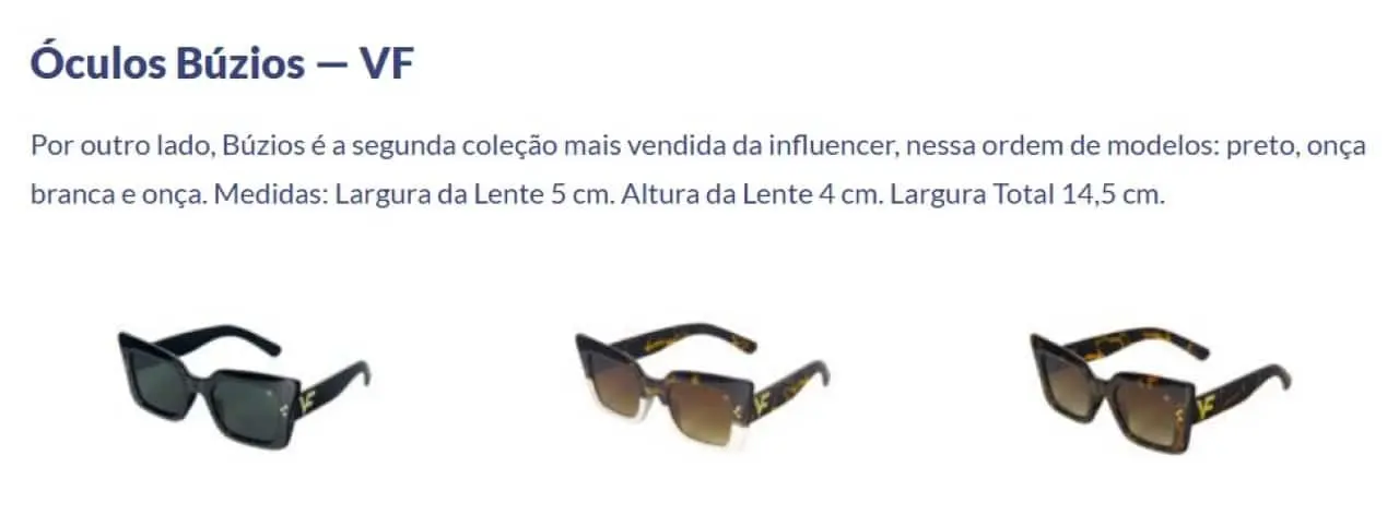 Oculos VF