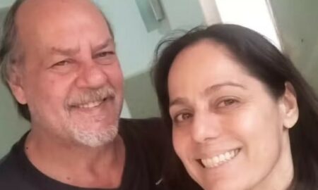 Paulo César Grande e Cláudia Mauro