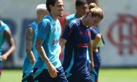 Pedro e Filipe Luis Flamengo