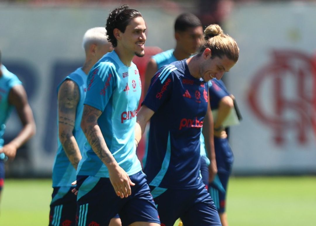 Pedro e Filipe Luis Flamengo