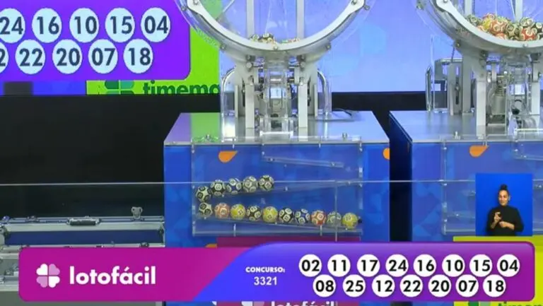 Resultado Lotofácil 3321