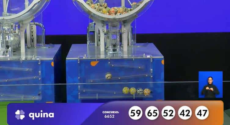 Resultado Quina 6652