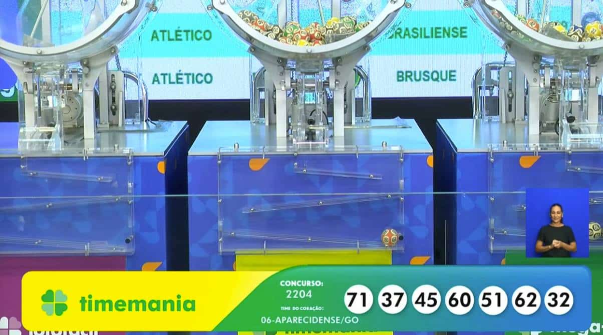 Resultado Timemania 2204