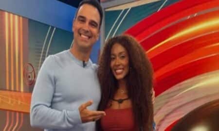 Tadeu Schmidt e Giovanna Jacobina