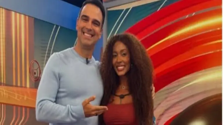 Tadeu Schmidt e Giovanna Jacobina