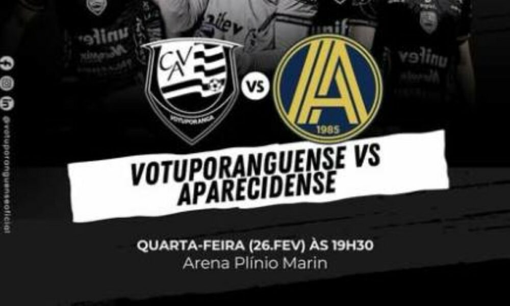 Onde assistir ao vivo Votuporanguense x Aparecidense pela Copa do Brasil 2025