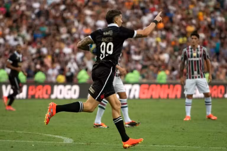Vegetti, jogo Vasco x Fluminense