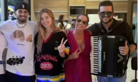 Zé Felipe, Virginia, Margareth e Danilo