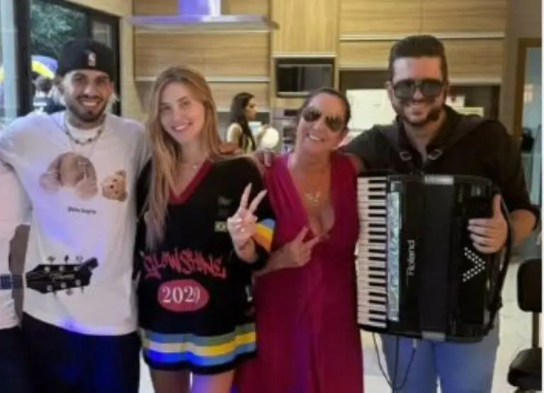 Zé Felipe, Virginia, Margareth e Danilo