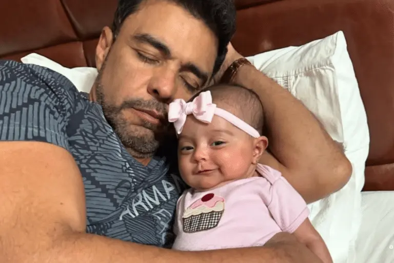 Zezé Di Camargo com filha