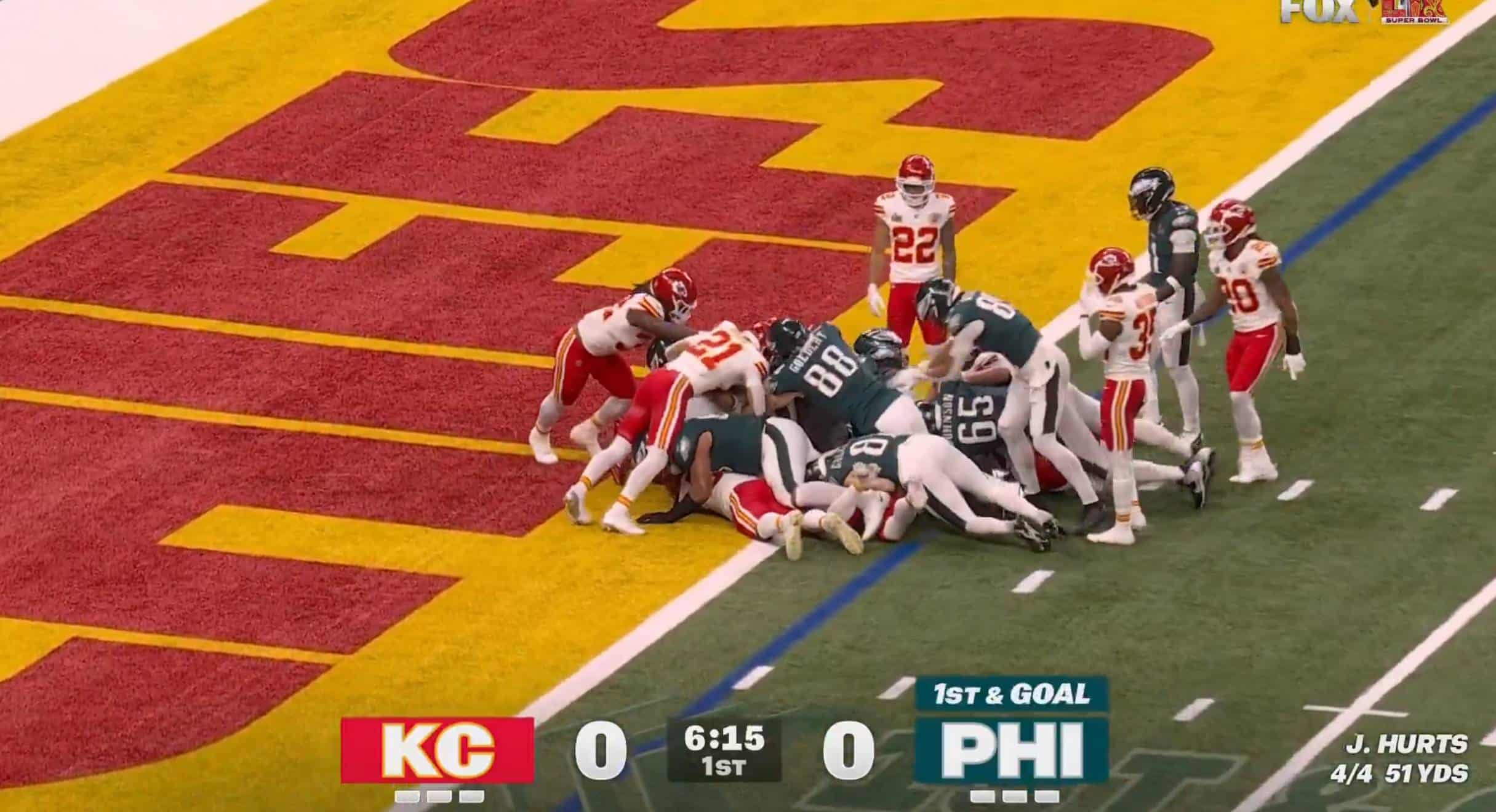eagles touchdown