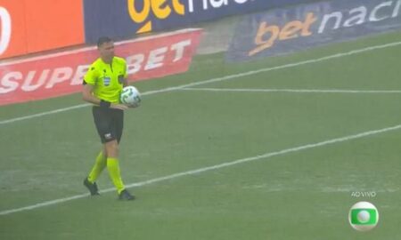 jogo suspenso arbitro - Foto: TV Globo