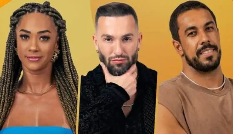 Aline, Diego e Maike BBB2025