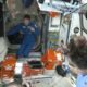 Astronautas resgatados