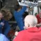 Astronautas resgatados